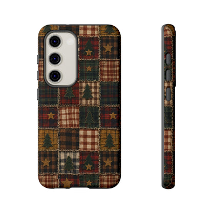 Christmas Rag Quilt Tough Case