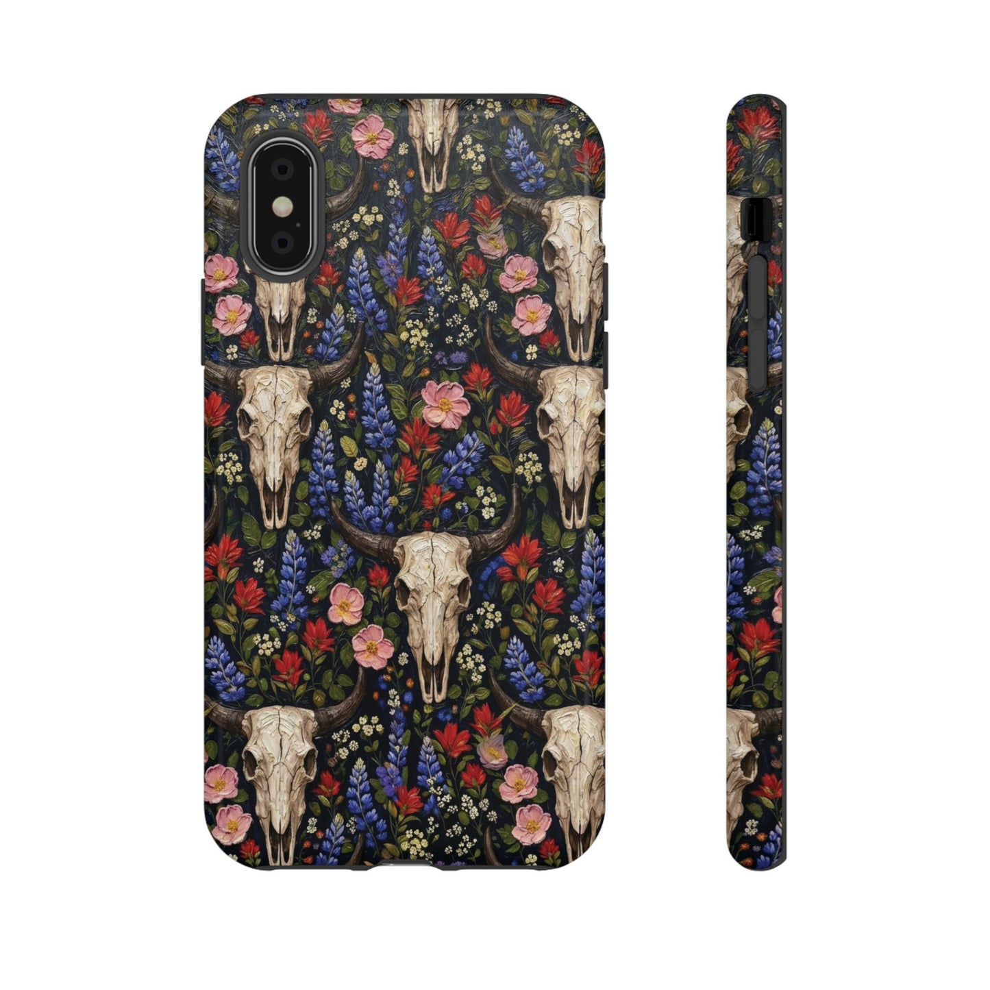 Floral Skull Tough Case