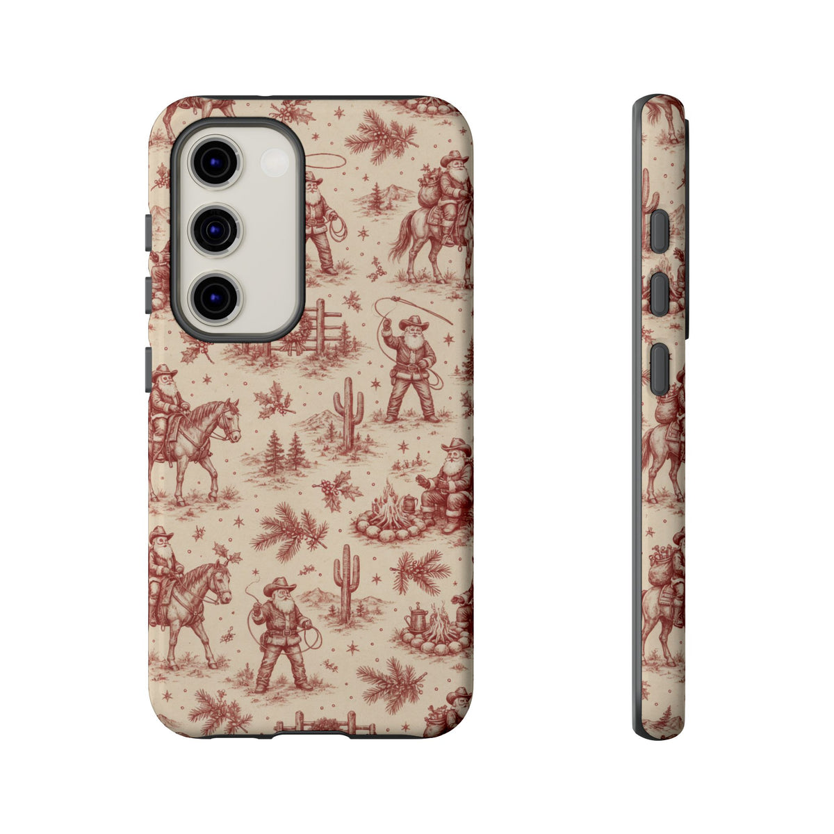 Cowboy Santa Toile Tough Case