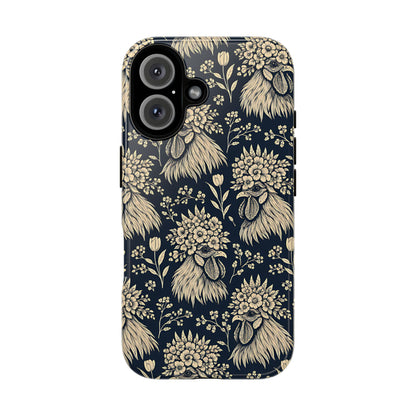 Floral Rooster Tough Case