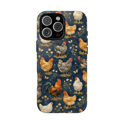 Indigo Chickens Tough Case