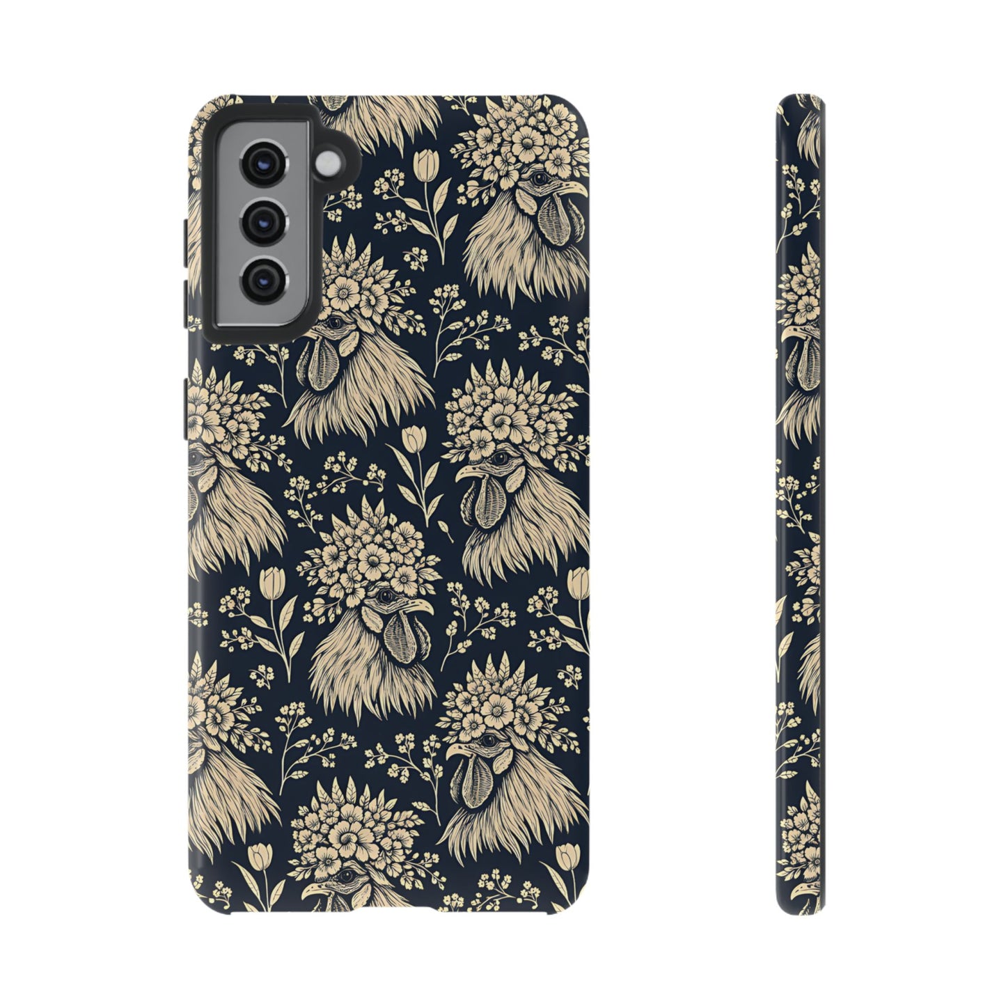Floral Rooster Tough Case