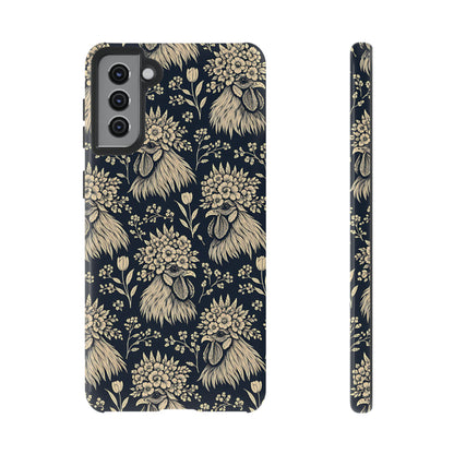 Floral Rooster Tough Case