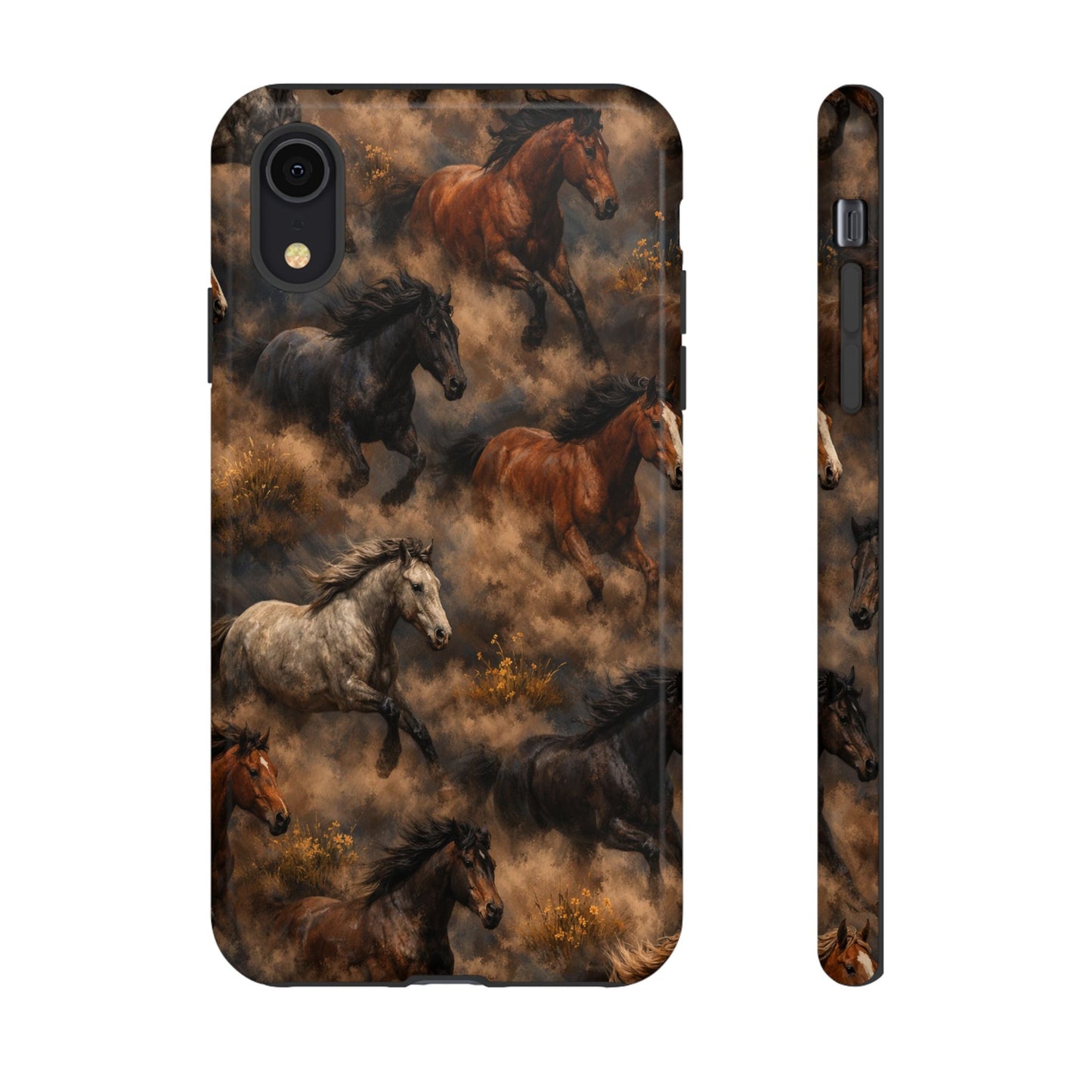 Running Horses Tough Case