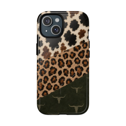 Leopard Longhorn Magnetic Case