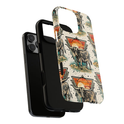Retro Longhorn Tough Case