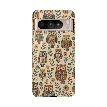 Folk Owls Tough Case