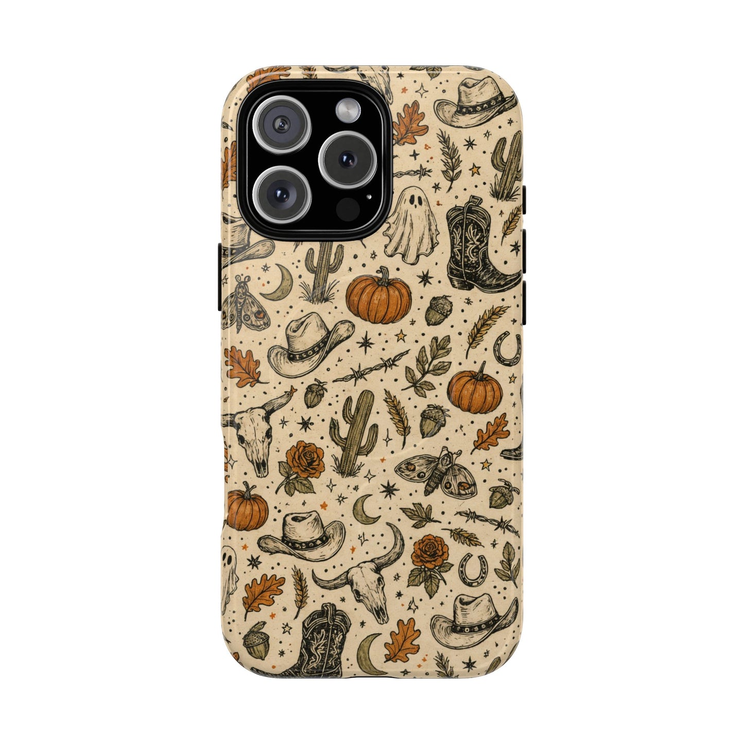 Halloween Western Doodles Magnetic Case