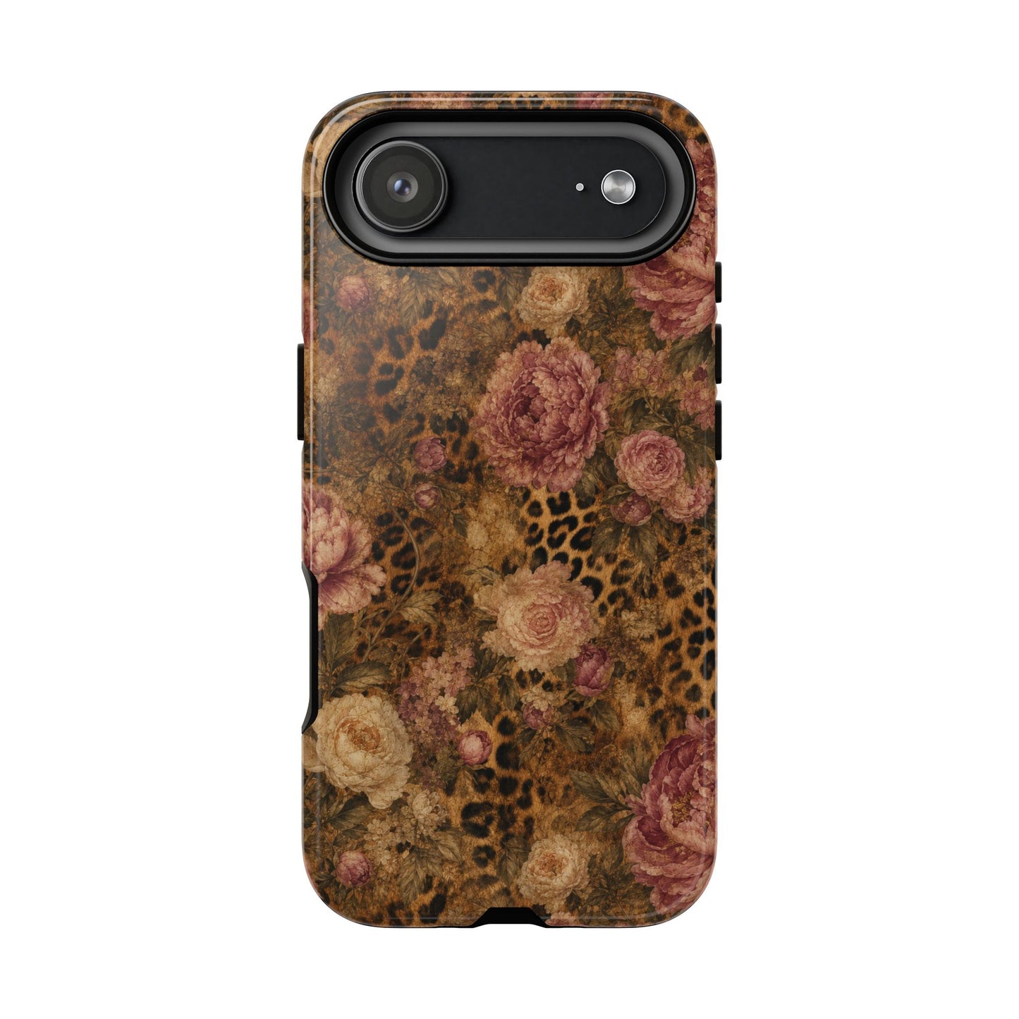 Leopard Floral Tough Case