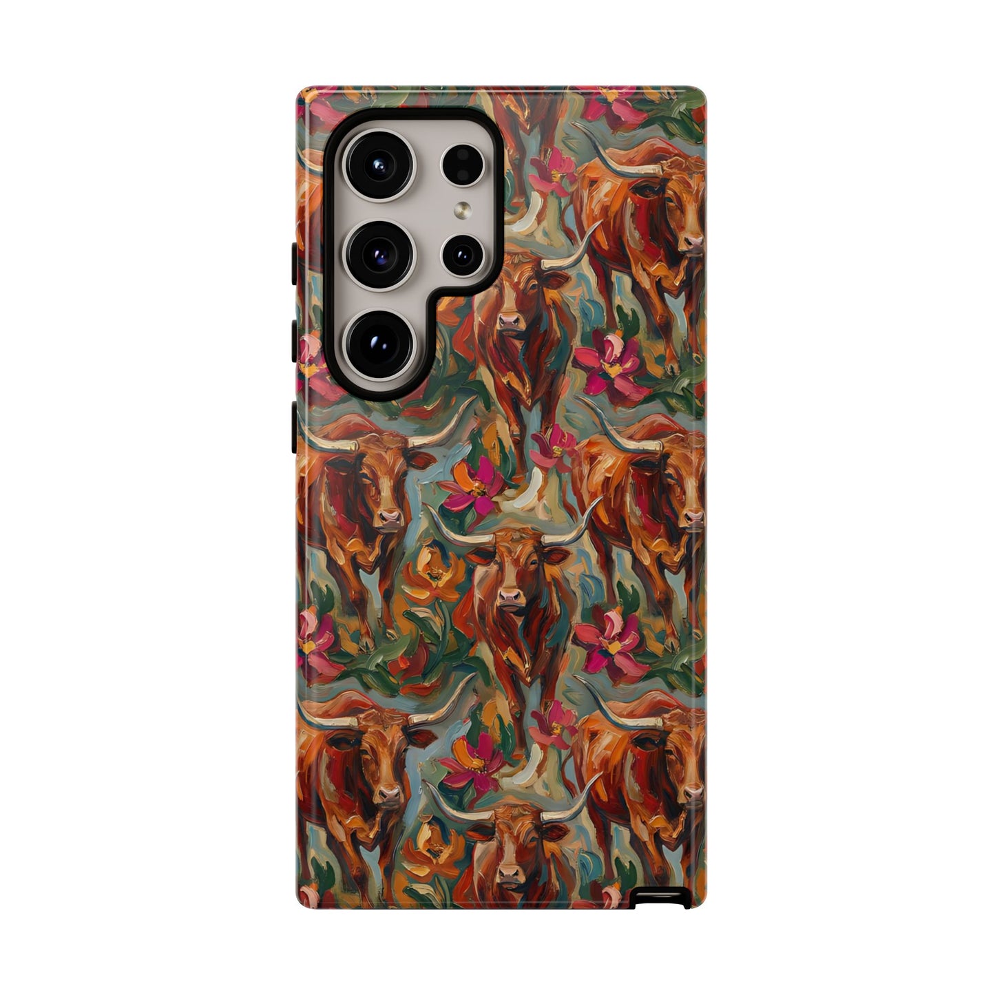 Painted Longhorns Tough Case