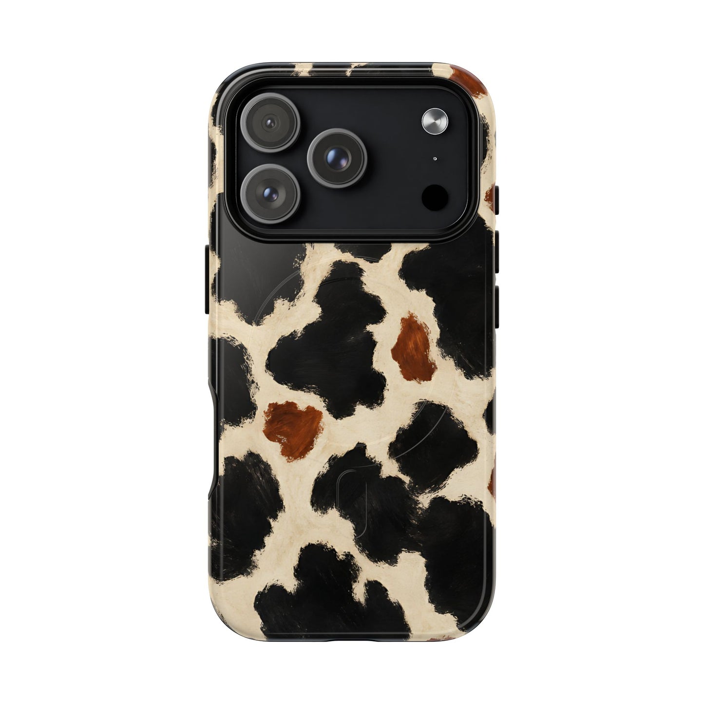 Painted Cowhide Magnetic Case