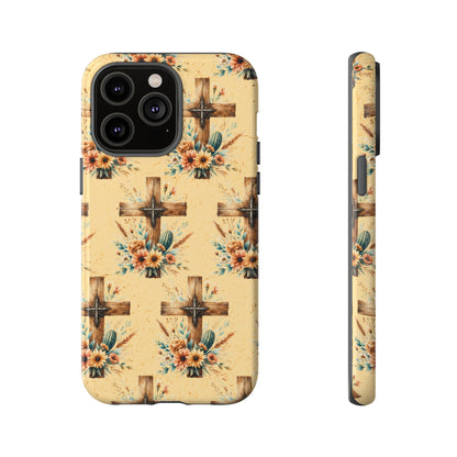 Floral Crosses Tough Case
