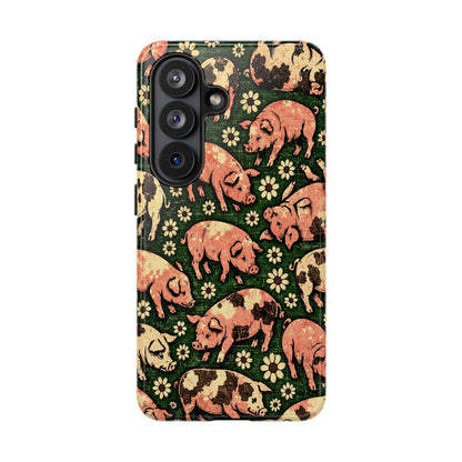Retro Pigs Tough Case