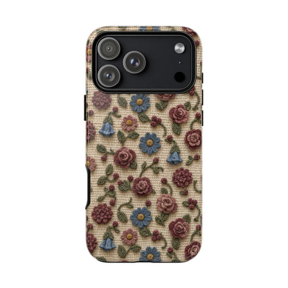 Crochet Flower Garden Tough Case
