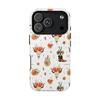 Western Floral Magnetic Case