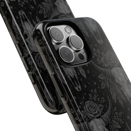 Western Noir Bull Skulls Tough Case