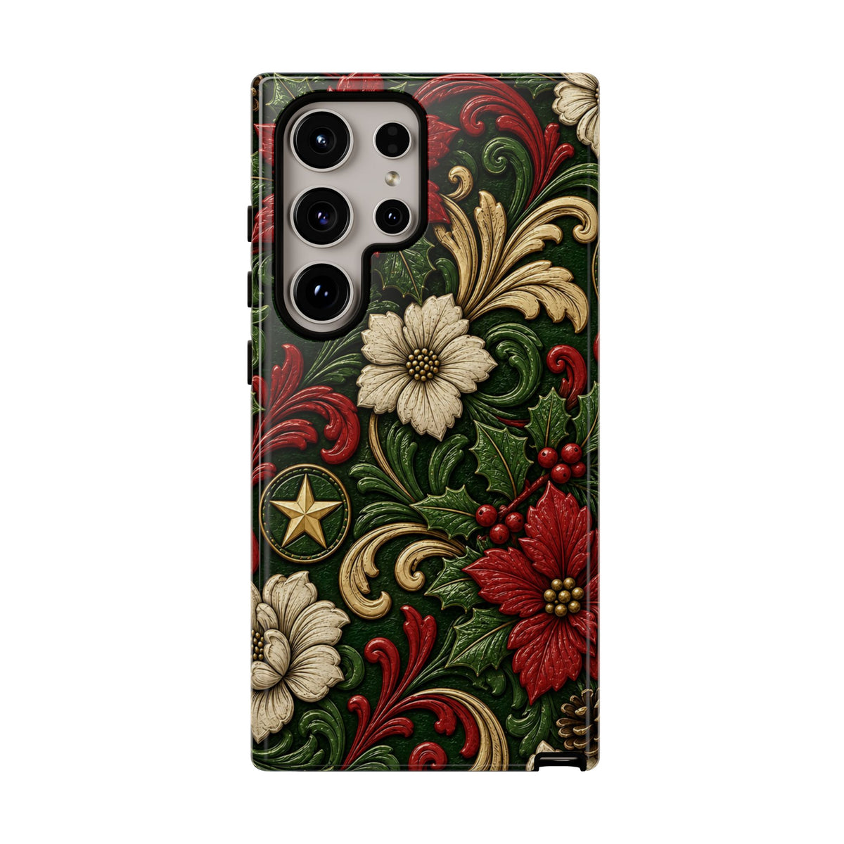 Tooled Christmas Stars Tough Case