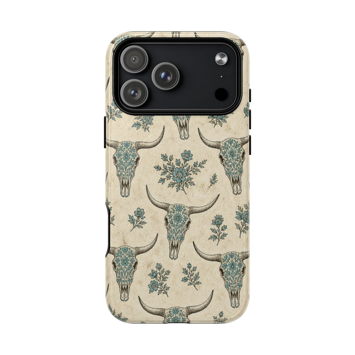 Sacred Bull Skull Magnetic Case