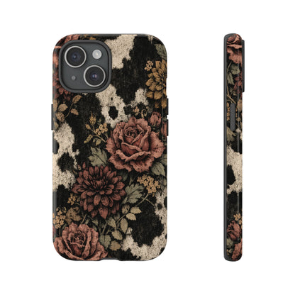Cowhide Bloom Tough Case