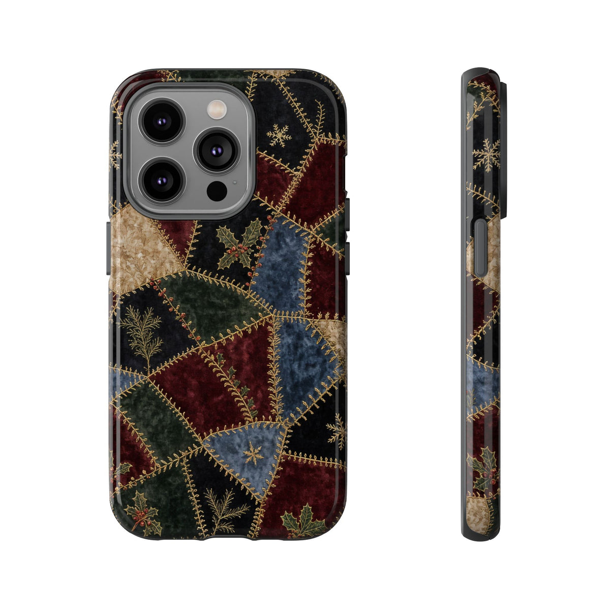 Winter Crazy Quilt Tough Case