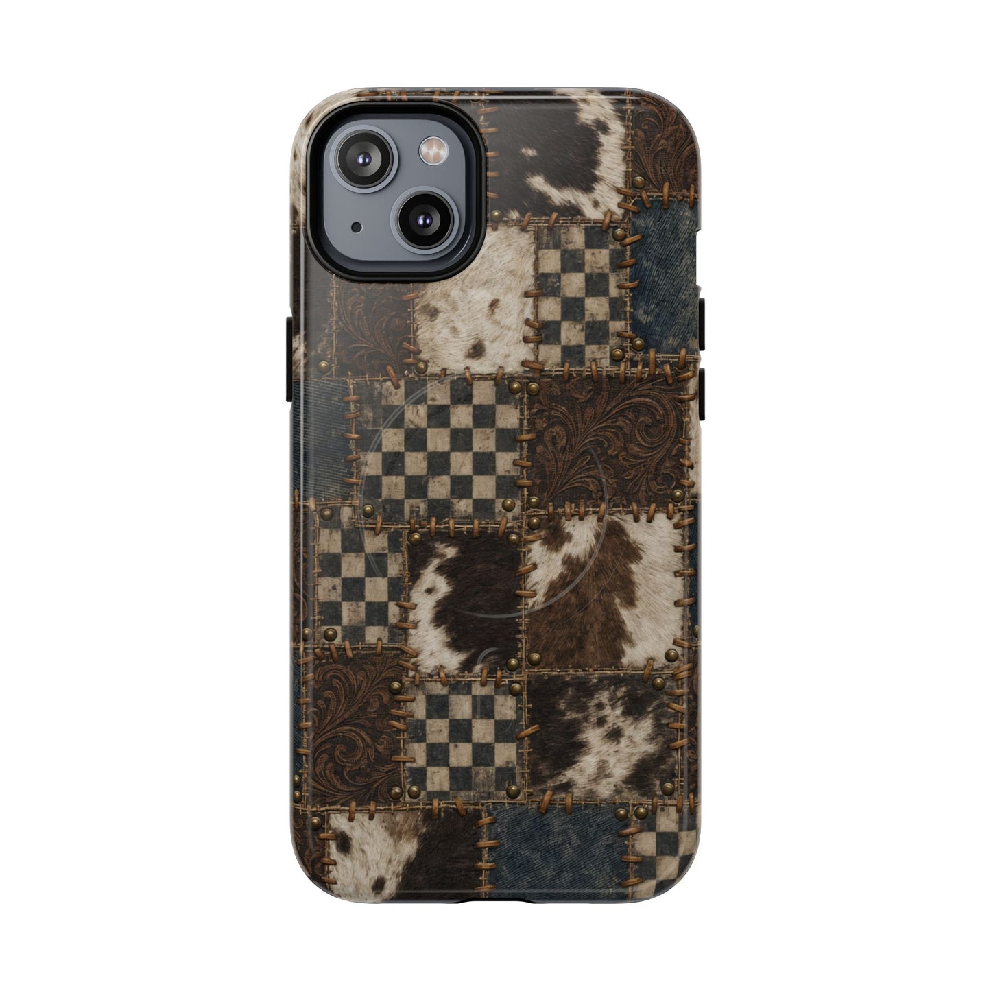 Tooled Patchwork Magnetic Case