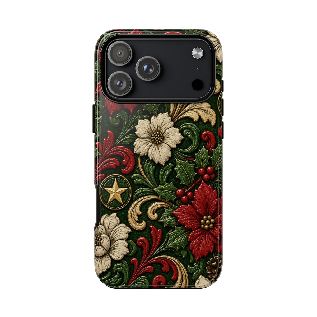 Tooled Christmas Stars Tough Case