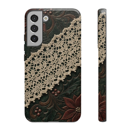 Poinsettia Lace Tough Case