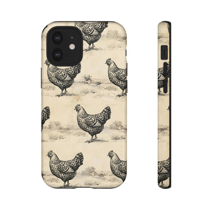 Vintage Chickens Tough Case