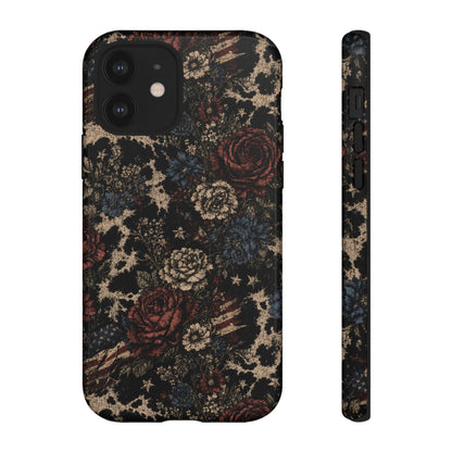 USA Cowhide Bloom Tough Case