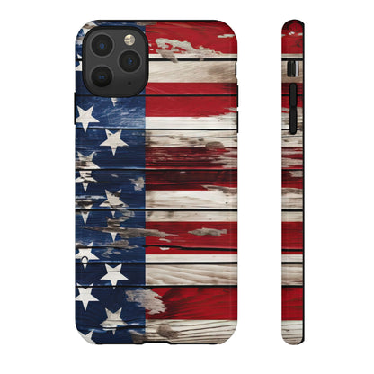 Wood Stars Stripes Tough Case