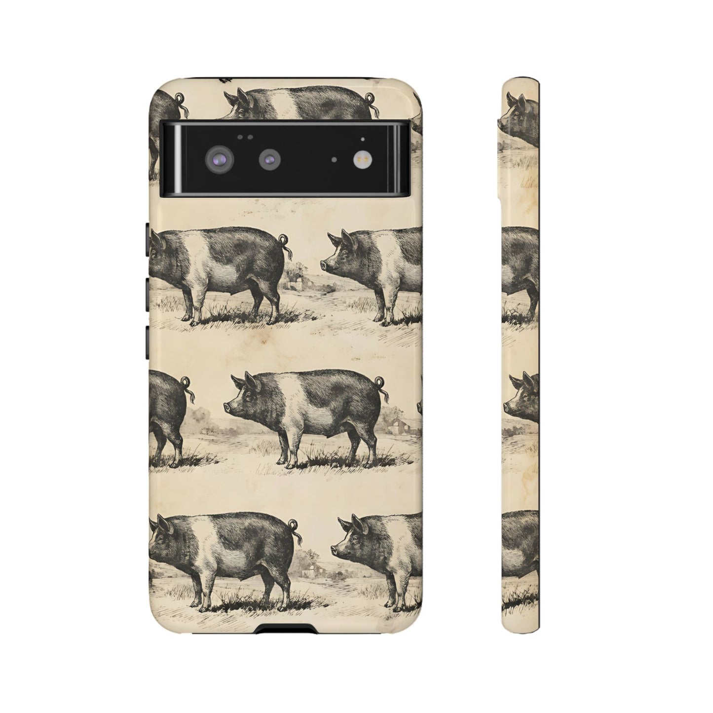 Vintage Pigs Tough Case