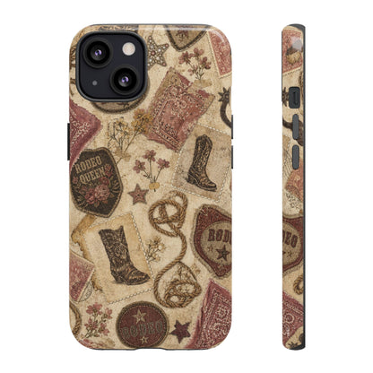 Cowgirl Collage Tough Case