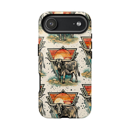 Retro Longhorn Tough Case