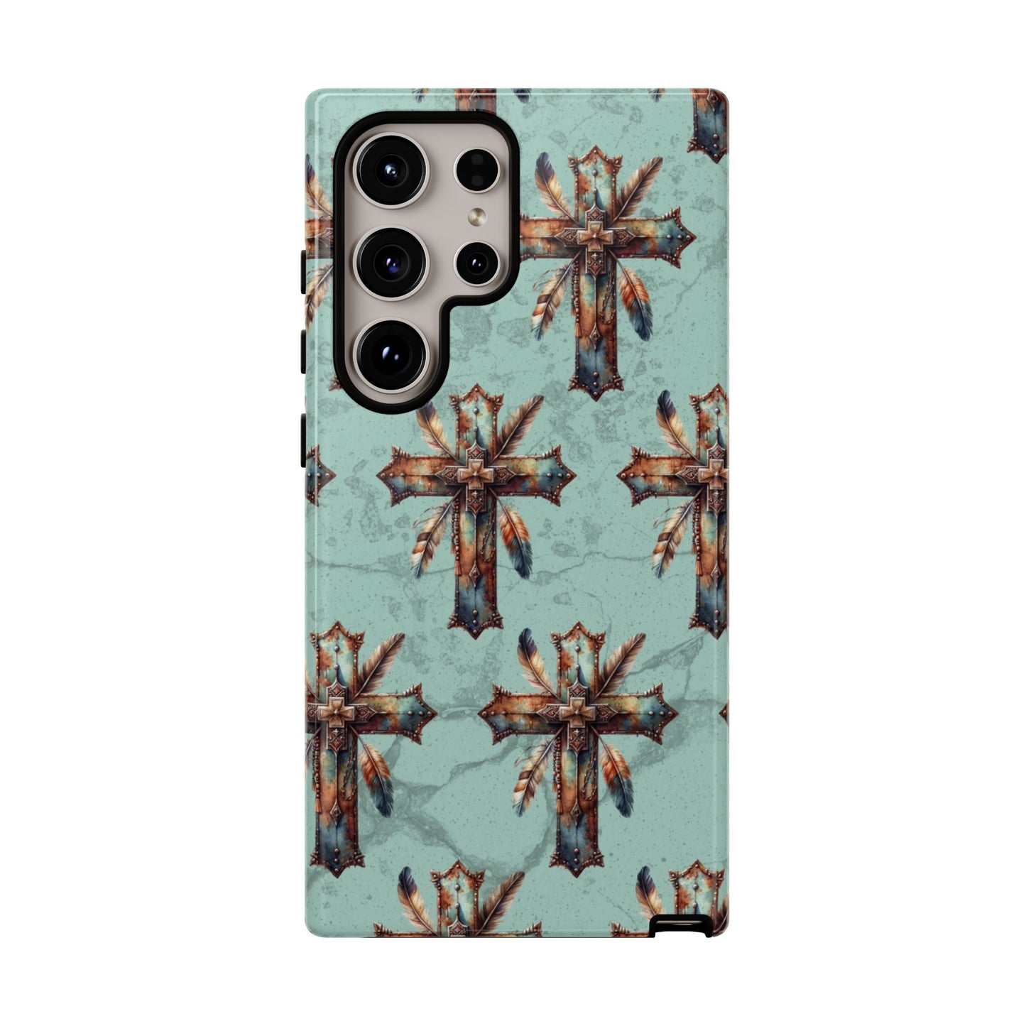 Crosses And Feathers Tough Case