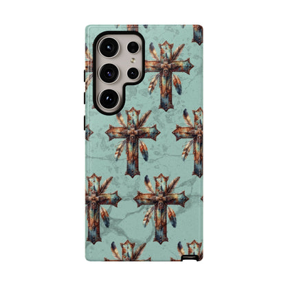 Crosses And Feathers Tough Case