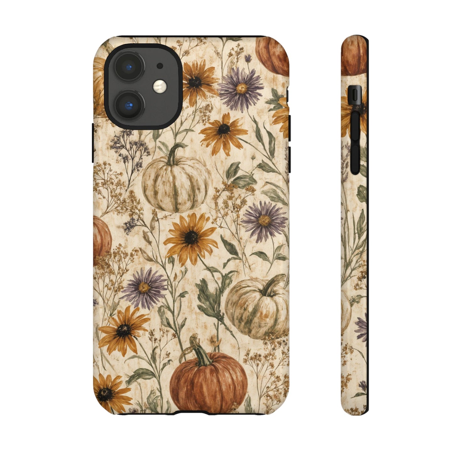 Pumpkin Wildflower Tough Case