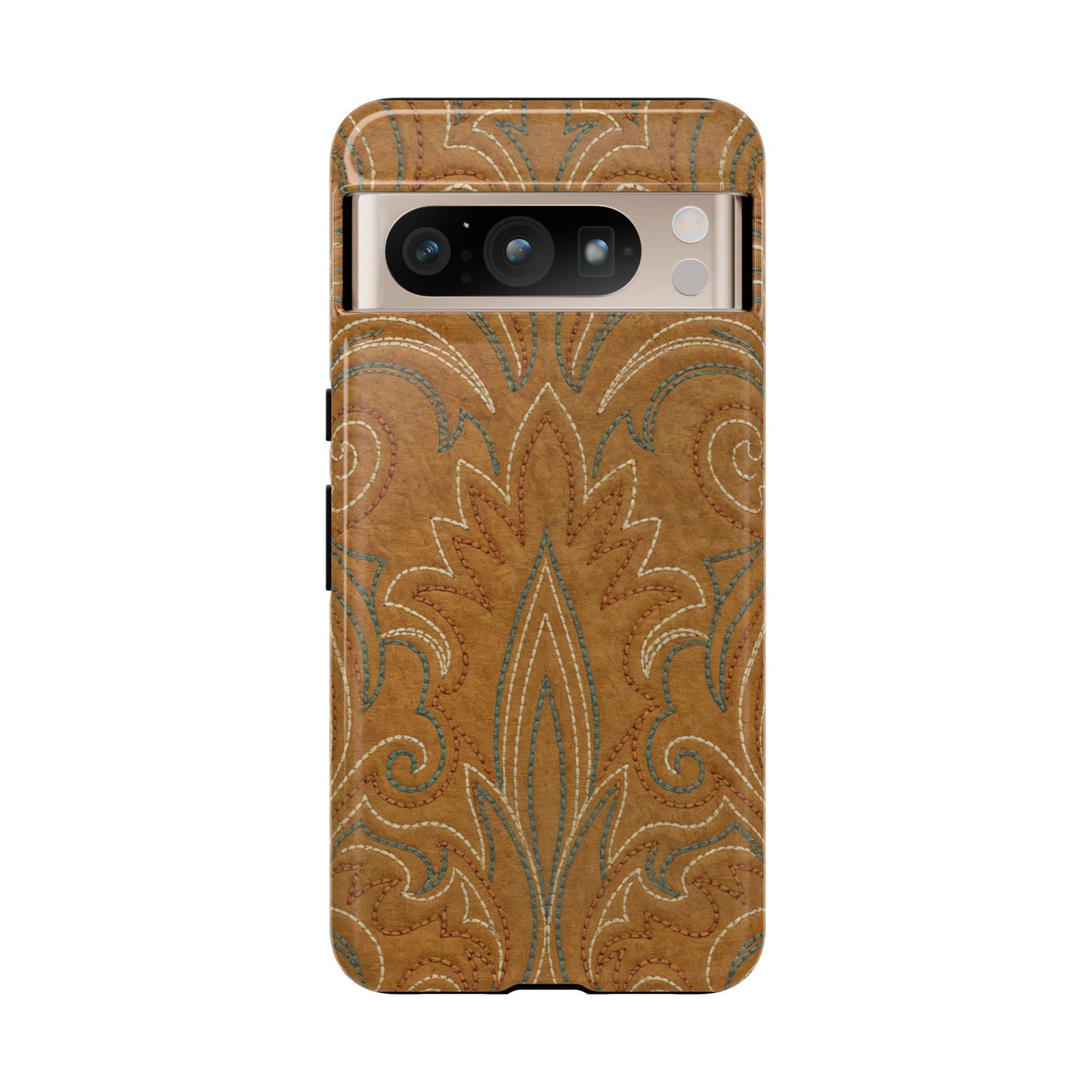 Boot Stitch Tan Tough Case