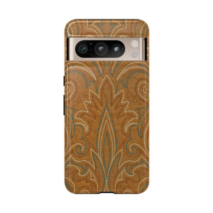 Boot Stitch Tan Tough Case