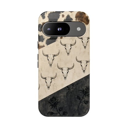 Bull Skull Rose Tough Case