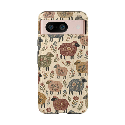 Folk Sheep Tough Case
