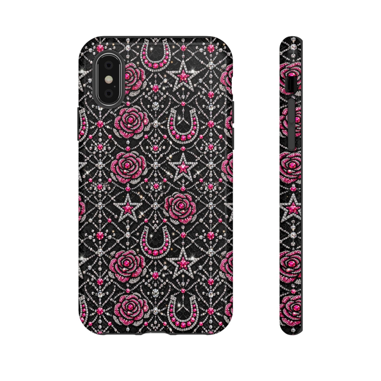 Rhinestone Rose Tough Case