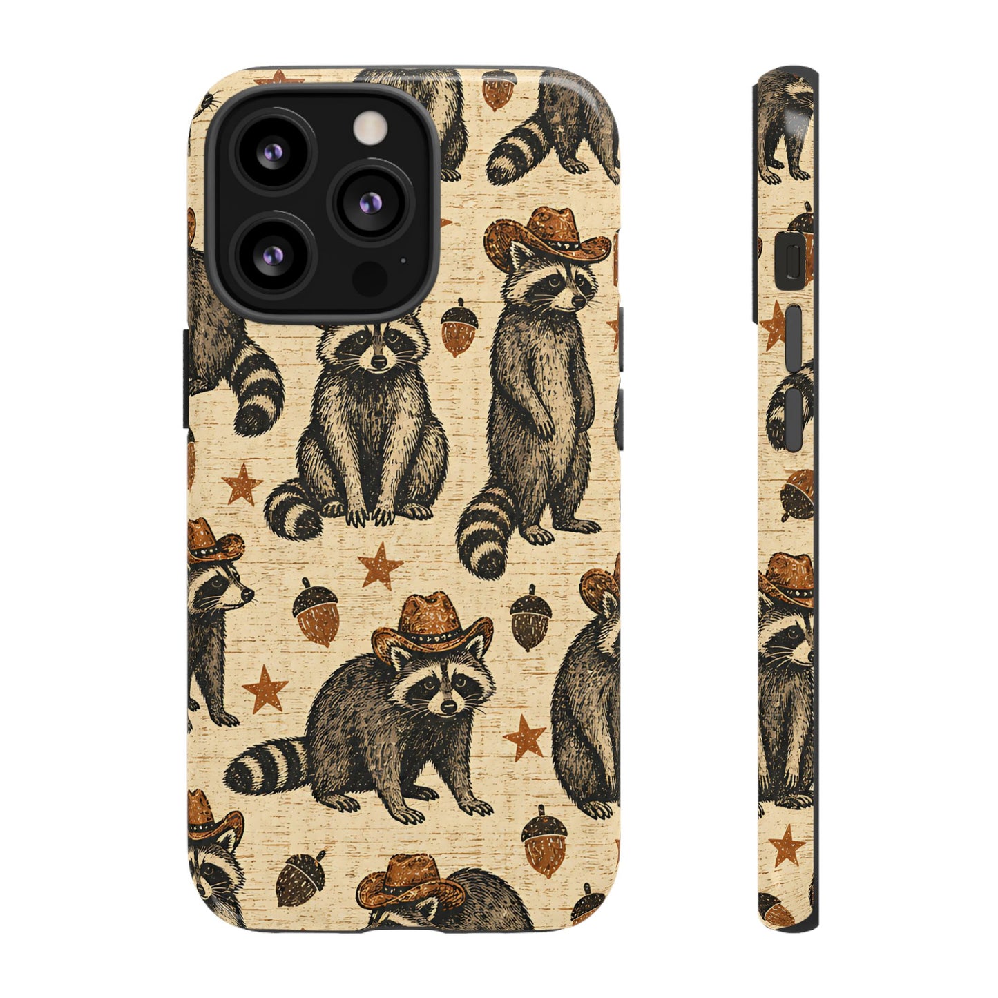 Retro Raccoon Tough Case