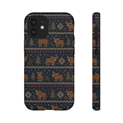 Highland Cow Sweater Tough Case