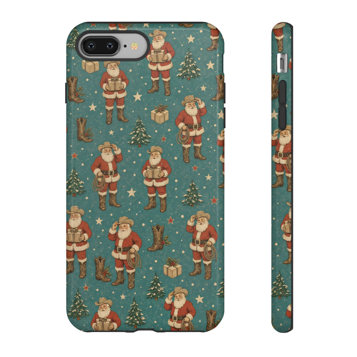 Retro Cowboy Santa Tough Case