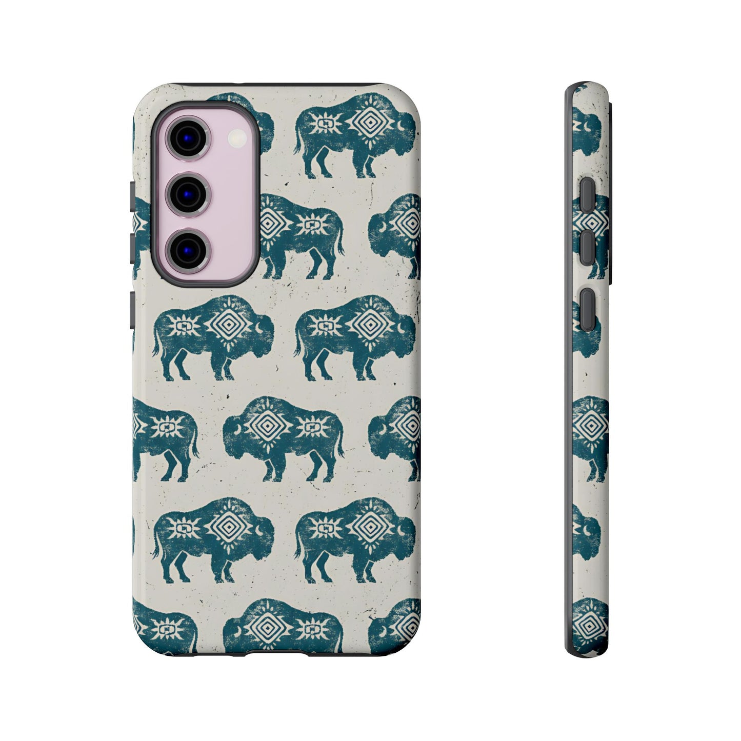 Teal Aztec Buffalo Tough Case