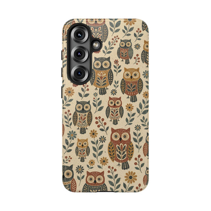 Folk Owls Tough Case