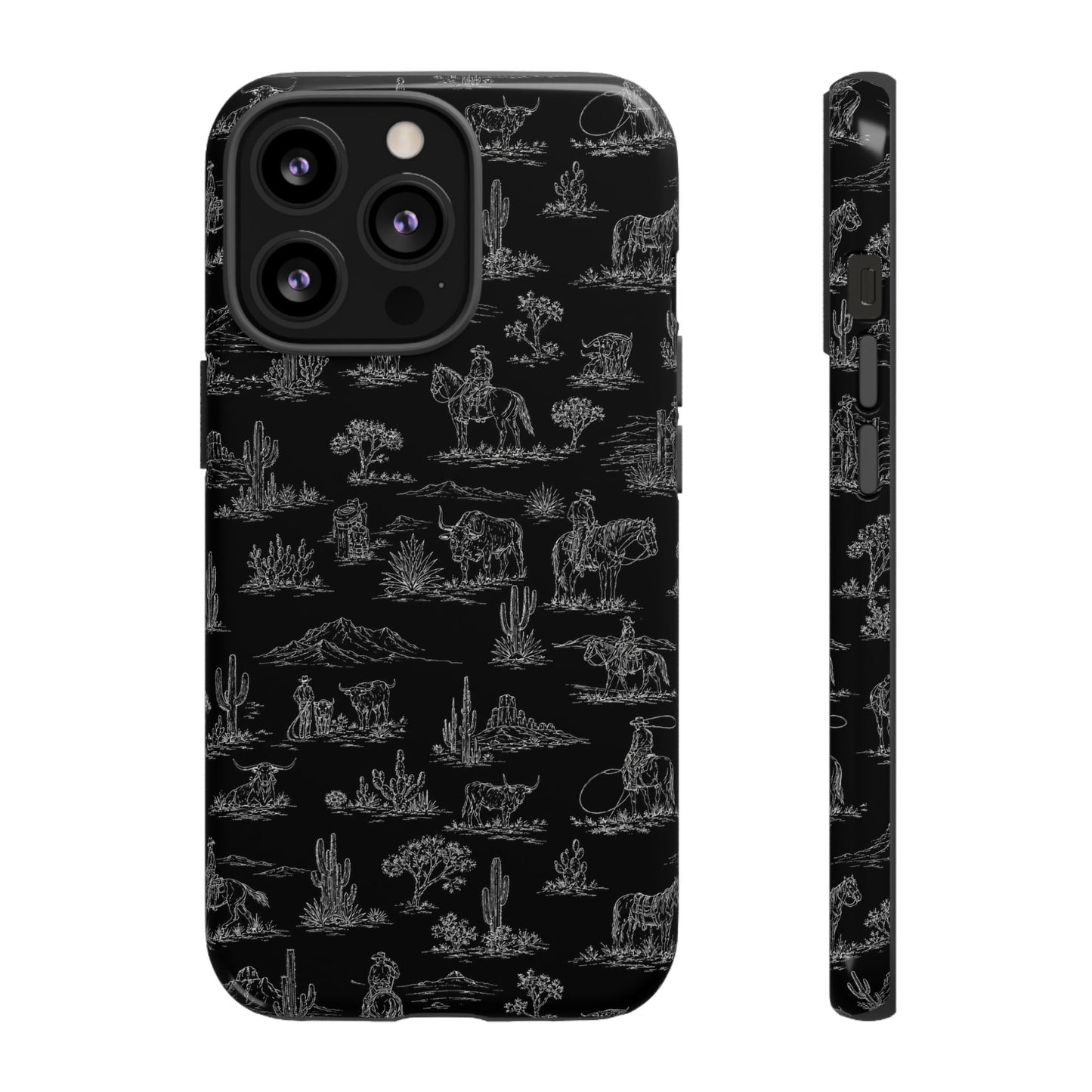 Midnight Toile Tough Case