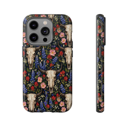 Floral Skull Tough Case