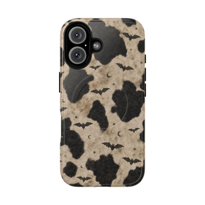 Cowhide Bats Magnetic Case