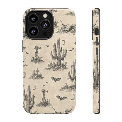 Spooky Desert Toile Tough Case
